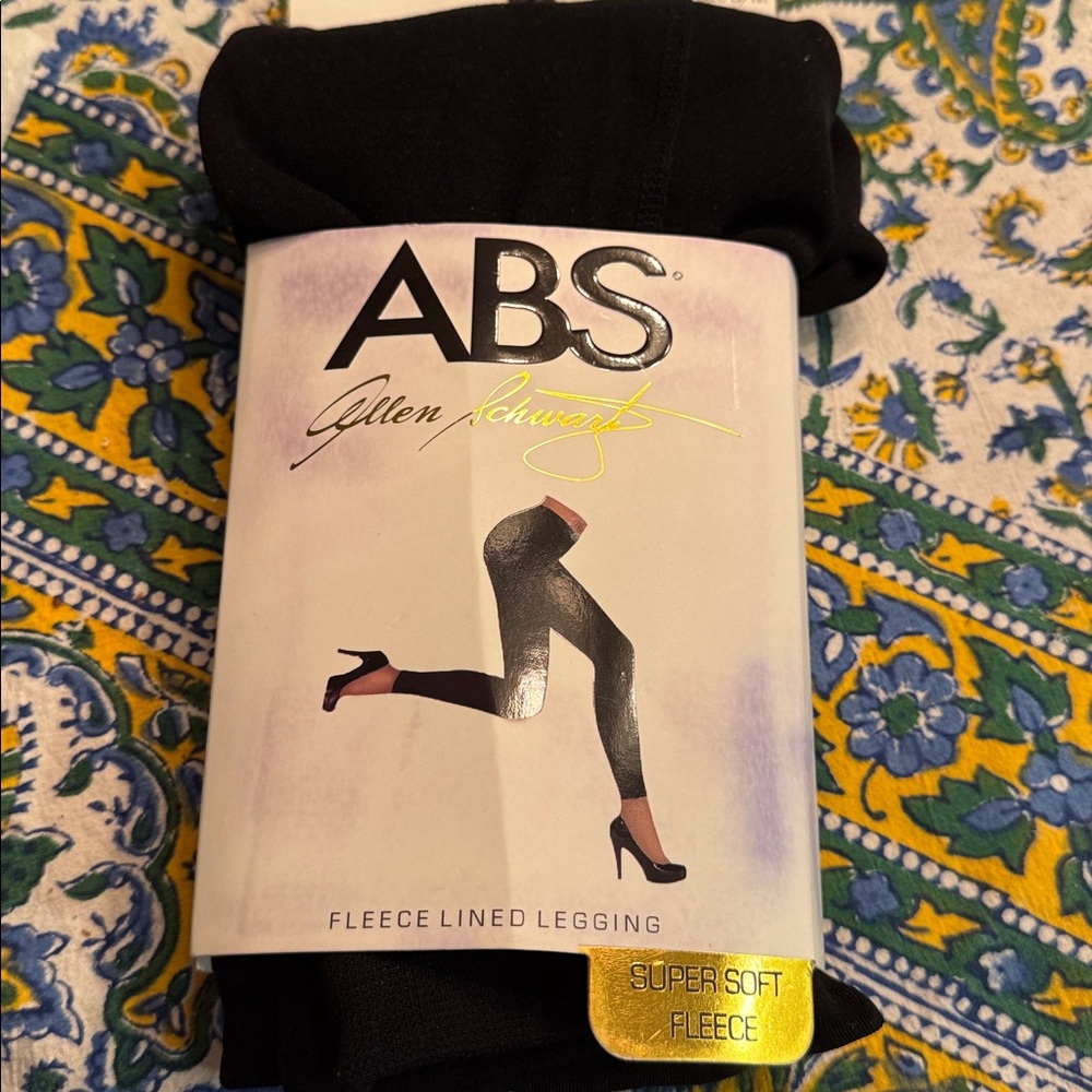 ABS Black Fleece Lined Leggings S-M